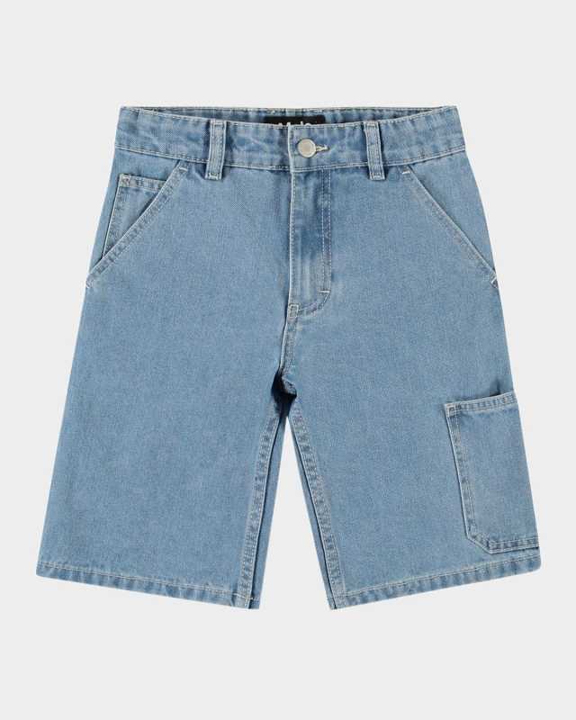 Boy's Archie Denim Shorts, Size 4-